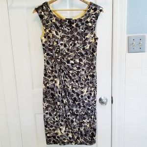 Black and yellow dots dress